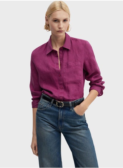 Buy Pocket Detail Button Down Shirt in UAE