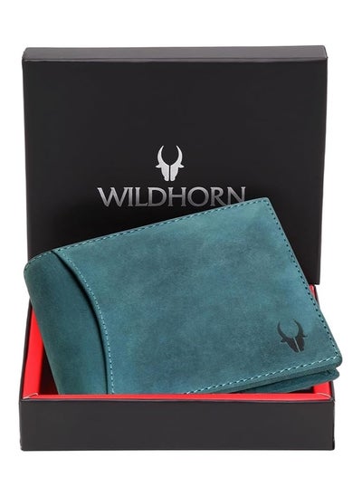 Buy WILDHORN Genuine Leather Hand-Crafted Wallet For Men, Bifold Leather Wallet ,Model-WH1173 in UAE