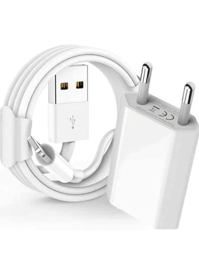 اشتري USB cable Charger for iPhone 6 6S 7 8 Plus X XR XS 11 Pro Max 5S 5 SE في الامارات