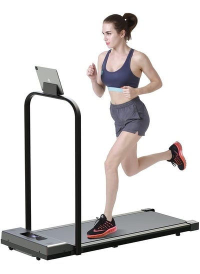 Buy Walking Pad Under Desk Treadmill Treadmills for Home 2 in 1 Walking Machine Portable Folding Electric Motorized Walking and Jogging Machine for Home and Office Workout with Remote Control LED Display in Saudi Arabia