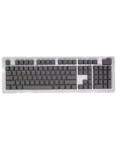 اشتري 104 Keys Two-color Injection Molding PBT Keycap Set OEM Profile for Mechanical Keyboard Grey(Only Keycaps) في الامارات