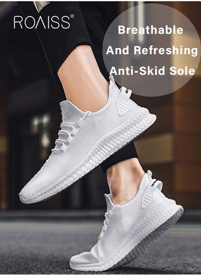 اشتري New Arrival Running Sports Shoes for Men Sneakers Mesh Breathable Footwear Classic Design Walking Shoes Casual Shoe Outdoor Non-Slip Camping Shoes Summer في السعودية