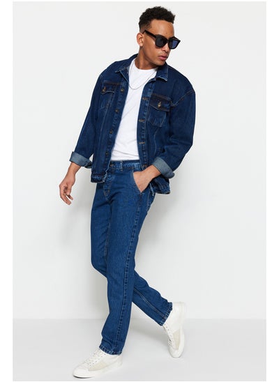 Buy Men's Indigo Straight Fit Jeans in Egypt