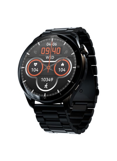 Buy Cosmos Vault 1.43" Bright HD Display Smartwatch, Bluetooth Calling, Blood Oxygen, Heart Rate Monitoring, Multi Sports Mode, Step Pedometer, Multiple Watch Faces, Ai Voice Assistant, Obsidian Black in UAE