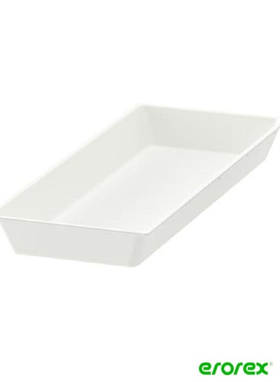 Buy Utensil tray white 20x50 cm in Saudi Arabia