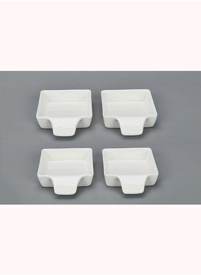 اشتري Osrin S/4 Chip & Dip Set 9.2x6.8x2cm -white في الامارات