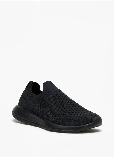 اشتري Textured Slip-On Walking Shoes في السعودية