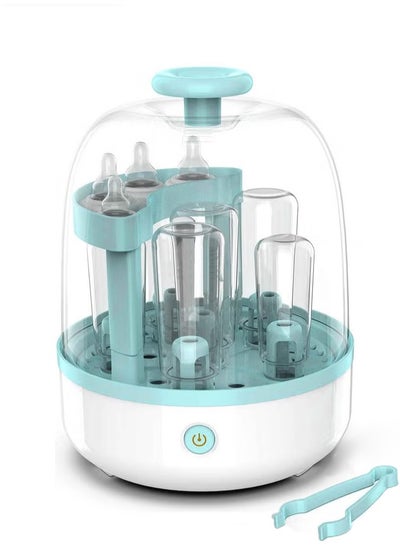 Buy Double layer Baby Bottle Steam Sterilizer Sanitizer for Baby Bottles Pacifiers Breast Pumps Teething toys Large Capacity 360 Degree high Temperature Steam Bottle Sterilizer in Saudi Arabia