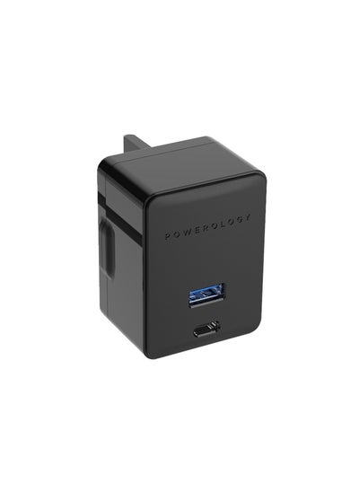 Buy Dual Port Charger Ultra-Quick 36W - Black in UAE