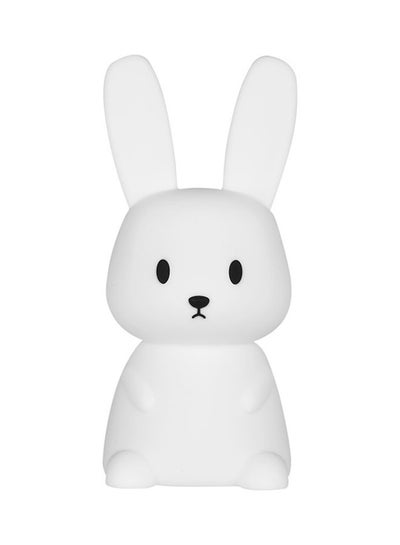 Buy Cute Bunny Shaped Colourful Night Lamp With Torch Sensor LED White/Black 20.2x9.2x9.4cm in Saudi Arabia