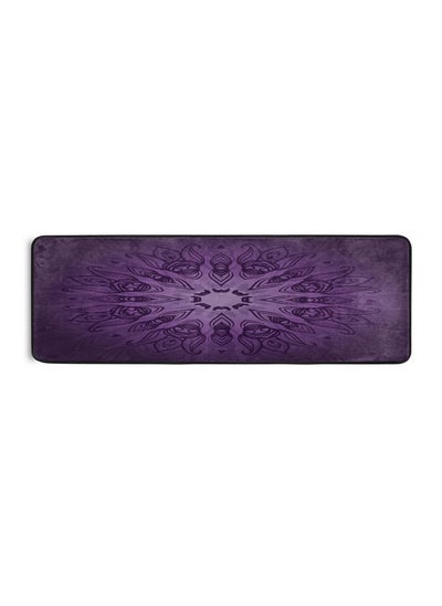 Buy Purple Mandala Runner Ruganti Fatigue Comfort Floor Mats Kitchen Long Rugs For Bedroom Living Room Bathroom Hallways Entryways 72X24Inch in UAE