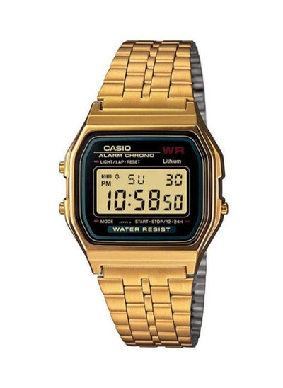 Buy Water Resistant Stainless Steel Digital Casio Watch A159WGEA-1 - 33 mm - Gold in UAE