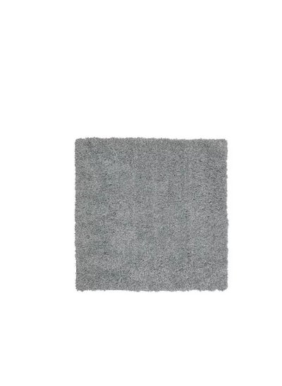 Buy Rug, high pile, grey, 80x80 cm in Saudi Arabia