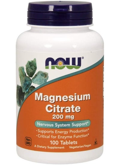 Buy Magnesium Citrate 200 mg Tabs 100 Count in Egypt