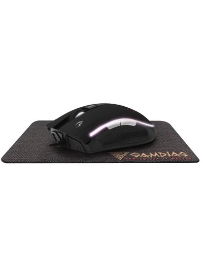 Buy Zeus E2 RGB Gaming Mouse 3,200 DPI + NYX E1 Gaming Mouse Pad 23.5 X 18 CM in Egypt