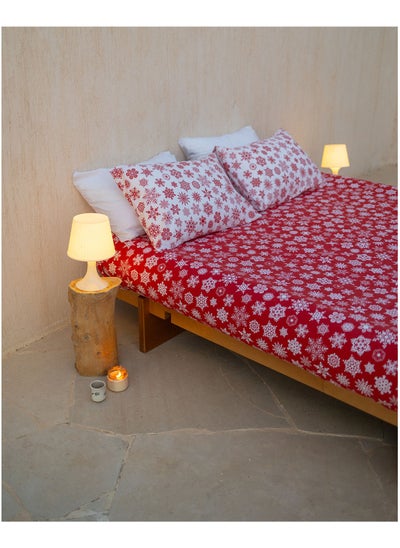 Buy Snowflake Bedsheets 200TC (240x260) in Egypt