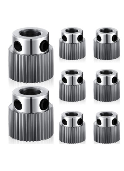 اشتري Extruder Wheel Gear, 15 Pieces Stainless Steel 3D Printer Parts Drive 36 Teeth Gear, Drive Gear for CR-10, CR-10S, S4, S5, Ender 3, Ender 3 Pro في السعودية