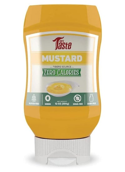 Buy Mrs Taste Sugar Free Zero Calories Zero Sodium Zero Sugar High Fiber Keto Friendly Paleo Friendly Ketchup and Sauces (YELLOW MUSTARD) 350 gm in UAE