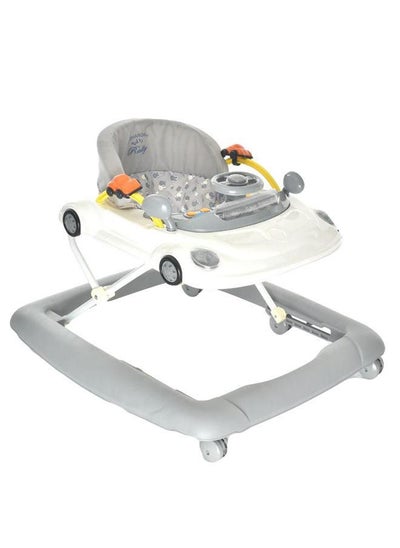 Buy Foldable Soft Cushioned Seat Baby Walker Grey in Saudi Arabia