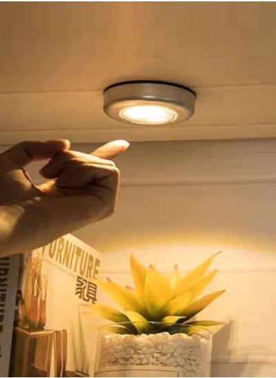 Buy 1 Piece Round Night Light Easy Touch in UAE