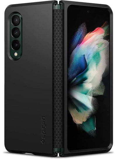 Buy Tough Armor Hinge Protection Technology Case Cover Compatible with Samsung Galaxy Z Fold 3 5G in UAE