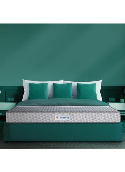 اشتري Sleepwell Ortho Pro Profiled Foam | 10 Night Trial | Impressions Memory Foam Mattress With Airvent Cool Gel Technology | Queen Bed Size (200L x 160W x 30H cm) في الامارات