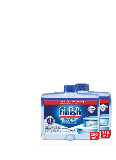 Buy Finish Dishwasher Machine Cleaner 250ml, Pack of 2 in Saudi Arabia