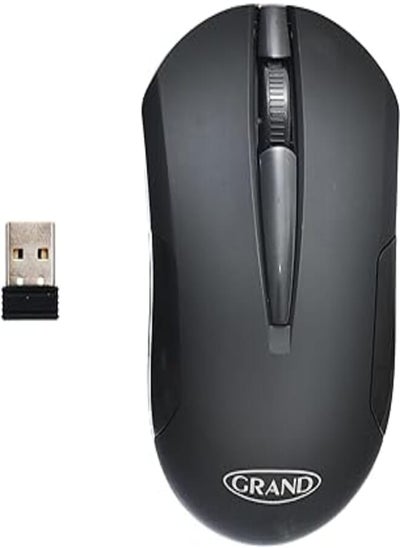 اشتري Generic GRAND G-300 Gaming Mouse Mute Wireless With Power Save And Elegant Appearance Efficient For Computer - Black في مصر