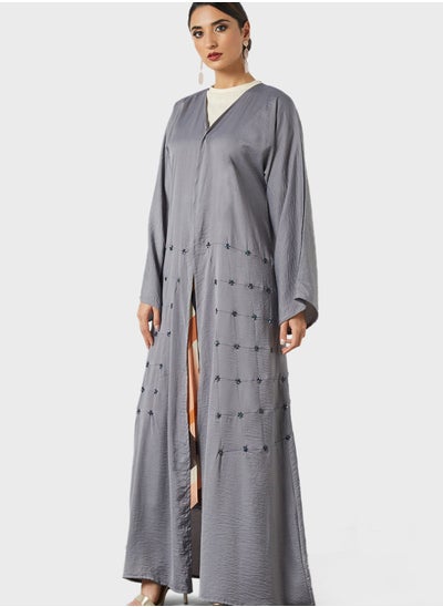 Buy Floral Embroidered Abaya in Saudi Arabia