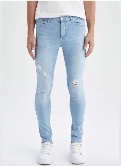 Buy Man Super Skinny Fit Denim Trousers in Saudi Arabia