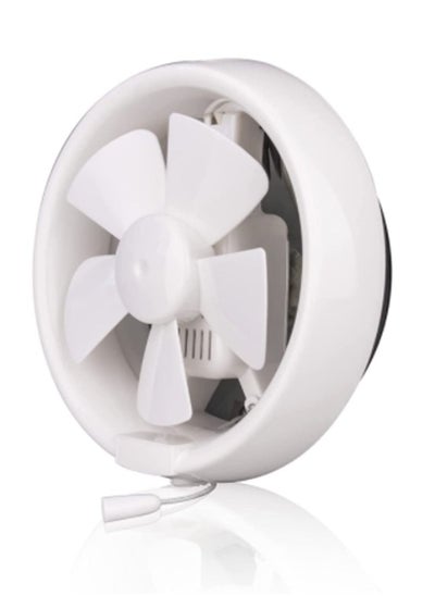 اشتري Standard Kitchen Extractor Fan 22W 8inch，Silent Fan With Window，Extraction Ventilation Fan Bathroom Kitchen，Bathroom Wall Mounted Ceiling في الامارات