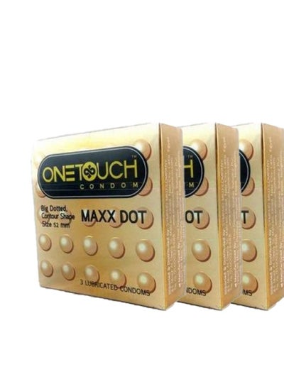 Buy ONETOUCH Maxx Dotted Condoms -3 Pack -3pcs in Egypt