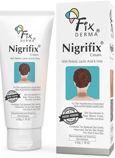 Buy Fixderma Nigrifix Cream for Acanthosis Nigricans with Lactic Acid | Dermatologist Tested Retinol Cream | Hyperpigmentation Removal Cream | For Dark Body Parts like Neck Ankles Knuckles Armpits in UAE