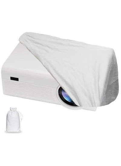 Buy Projector Dust Cover Nylon Stretchy Outdoor Movie Video Projector Covers for Ceiling Mounted Universal Projectors Storage Bag Case Protective Covers (1PCS-White) in UAE