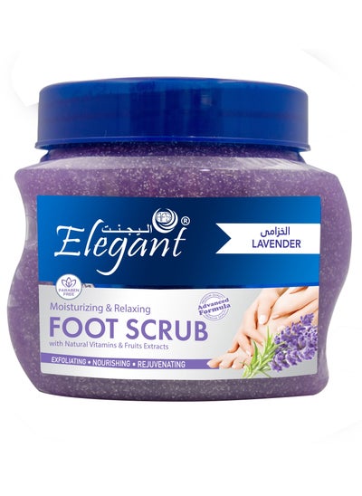 Buy Elegant Lavender Foot Scrub 500ml in UAE