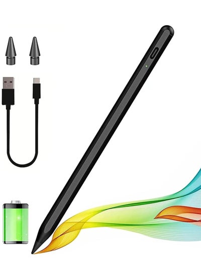 Buy Stylus Pen for iPad with Palm Rejection,Tilt Sensitive & Magnetic, iPad Pen Compatible with 2018-2023 Apple iPad 10/9/8, iPad Air 5/4/3,iPad Pro 11/12.9 iPad Mini 6/5,(Alternative of Apple Pencil) in UAE