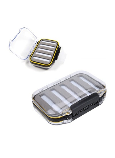 اشتري Fishing Tackle Boxes, Double Side Plastic Fly Baits Box, Foam Padded Lures Holder Case, Transparent Lid Waterproof Seal, Accessories في الامارات