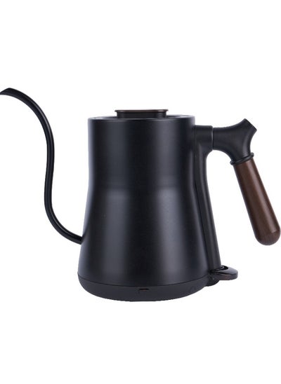 Buy Electric Gooseneck Pour Over Kettle for Coffee and Tea Ultra Fast Boiling Stainless Steel Black in UAE