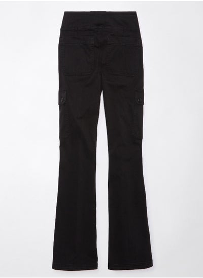 Buy AE Stretch Pull-On High-Waisted Kick Bootcut Cargo Pant in Egypt