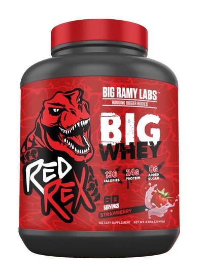 Buy RED REX -BIG WHEY- STRAWBERRY 2040 g in Egypt