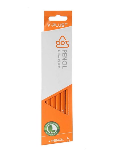 Buy Box Of 12 Orange Polygonal Pencils in Egypt
