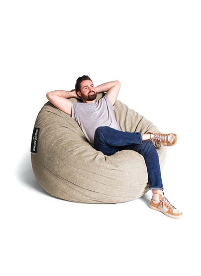 Buy Giant Fabric BeanBag Biege in Egypt