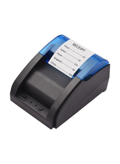 Buy 58mm Thermal Receipt Printer Direct Thermal USB&BT Connection for Ticket Bill Printing Compatible with iOS Android Windows System ESC/POS Print Commands in Saudi Arabia