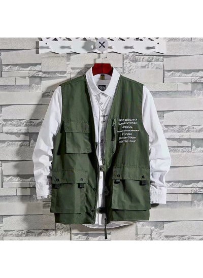 اشتري Tactical Vest Casual Multi-Pocket Youth Waistcoatzsd-M03 vest Green zsd-M03 vest Green في السعودية