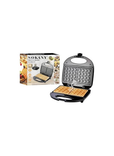 Buy Sokany Easy Clean Multifunctional Electric Waffle Maker with Cool Touch Handle (SK-BBQ-137) in Egypt