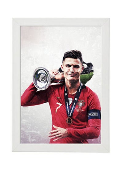 اشتري Cristiano Ronaldo Wall Art Poster Frame في مصر