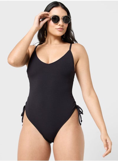 Buy Tie Detail Swimsuit in UAE