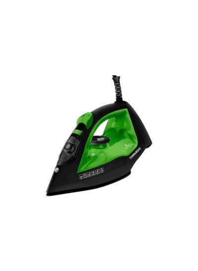 اشتري TORNADO Steam Iron 2000 Watt Ceramic Soleplate  Green TST-2000C في مصر