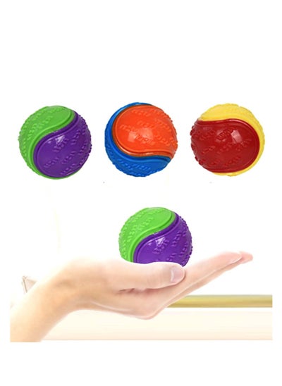 Buy Squeaky Dog Toy Balls Puppy Chew Toys for Teething Free Non-Toxic Training Ball Dog Interactive Dog Ball for Medium Large Small Dogs in UAE