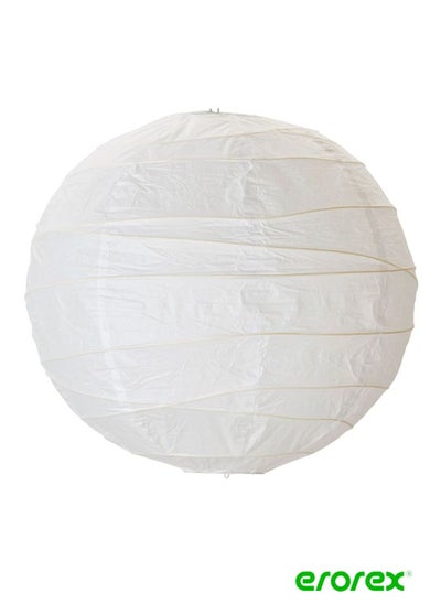 Buy Pendant lamp shade white handmade 45 cm in Saudi Arabia